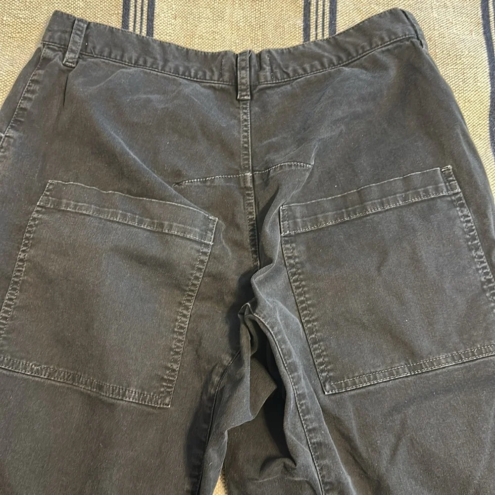 Nili Lotan Shon Carbon Bow Leg Pant 2 - Picture 8 of 9